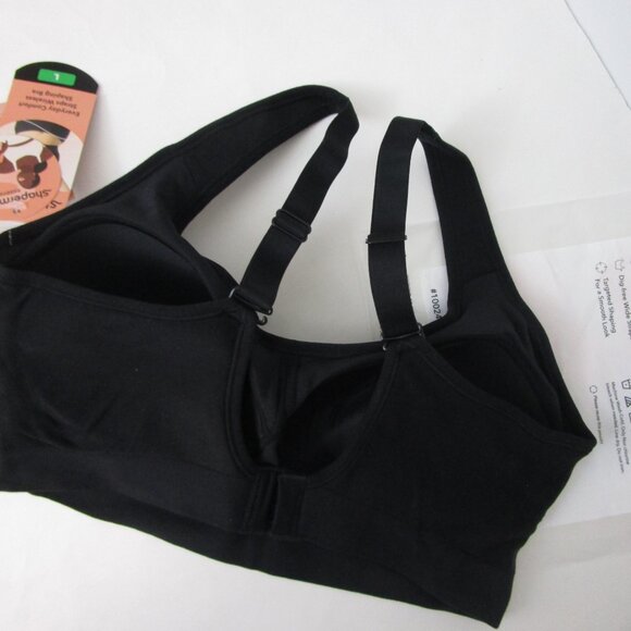 Essentials Everyday Comfort Straps Wireless Shaping Bra Black - Picture 8 of 9